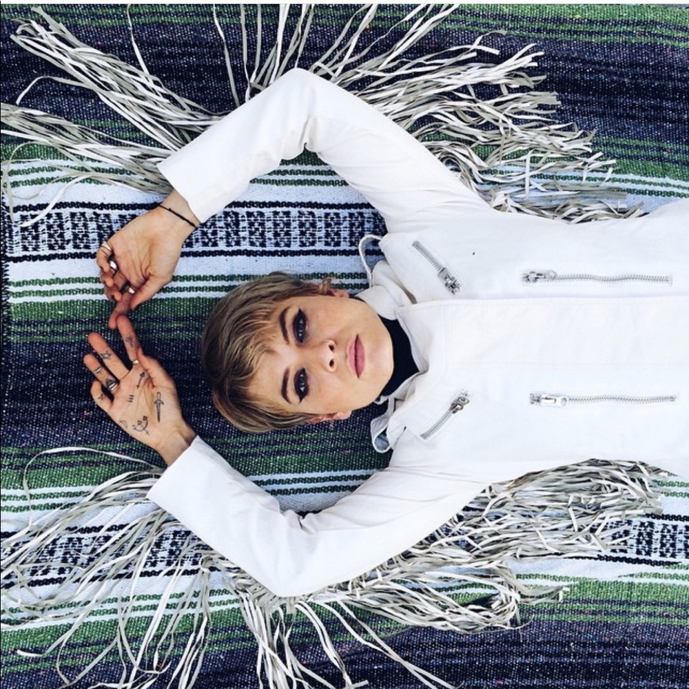 Some Days Lovin “Dex” Leatherette Fringe Jacket - Picture 4 of 16